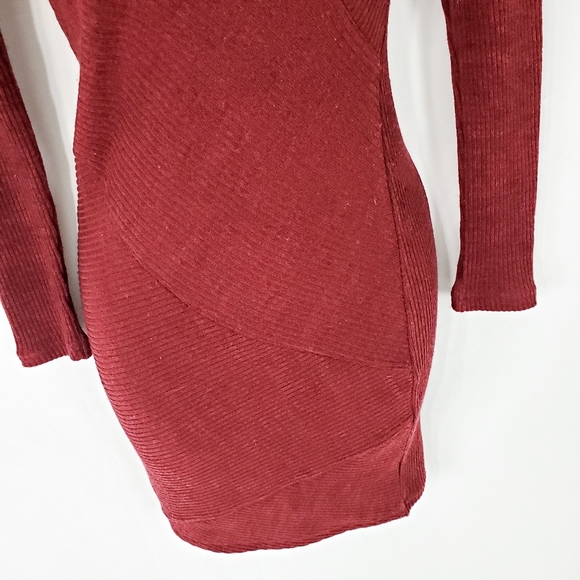 MNG Mango Maroon Red Bodycon Dress Size XXS - Picture 8 of 10